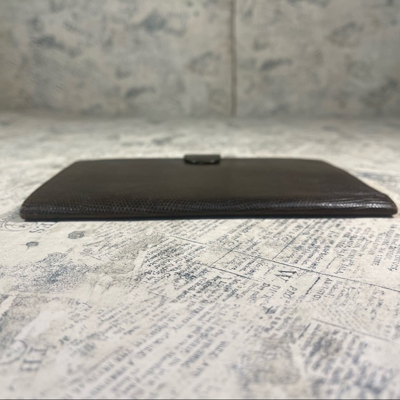 Mark Cross Paris Rare - Antique Lizard Leather Travel Wallet - Collectors item - Picture 6 of 15